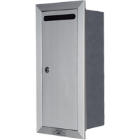 Recessed Collection Box, Wall -Mounted, 16-3/16" x 6-3/8", Aluminum Cantin et fils