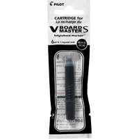 Vboard Master S Slim White Board Marker Refill, Black Cantin et fils