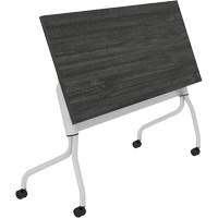 Newland Flip-Top Training Table, 24" L x 60" W x 29-1/2" H, Dark Brown Cantin et fils