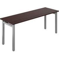 Newland Table Desk, 29-7/10" L x 72" W x 29-3/5" H, Dark Brown Cantin et fils