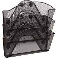 Classeur magn&eacute;tique en treillis m&eacute;tallique Onyx, 3 pochettes Cantin et fils