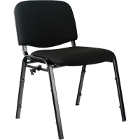 Stacking Chairs, Fabric, 32" High, 250 lbs. Capacity, Black Cantin et fils