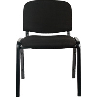 Stacking Chairs, Fabric, 32" High, 250 lbs. Capacity, Black Cantin et fils
