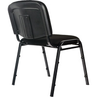 Stacking Chairs, Fabric, 32" High, 250 lbs. Capacity, Black Cantin et fils