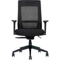 High-Back Weight-Sensing Synchro-Tilter, Mesh, Black Cantin et fils