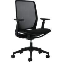 Kody High-Back Synchro-Tilter Chair, Mesh, Black, 300 lbs. Capacity Cantin et fils