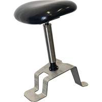 TA200 Sit-Stand Stool, Vinyl, Black, 280 lbs. Capacity Cantin et fils