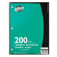 1 Subject Spiral Notebook Cantin et fils