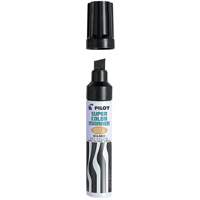 Refillable Super Colour Permanent Marker, Black, Chisel Tip Cantin et fils