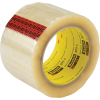 Scotch&reg; Box Sealing Tape 371, Hot Melt Adhesive, 1.9 mils, 36 mm (1-1/2") x 914 m (2998') Cantin et fils
