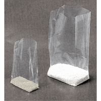 Sacs en poly, Dessus ouvert, 11" x 5", 1 mil Cantin et fils