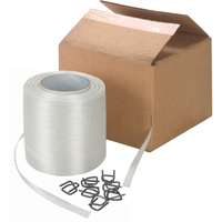 Feuillard en cordon li&eacute;, Polyester, 1/2" la x 750' lo Cantin et fils