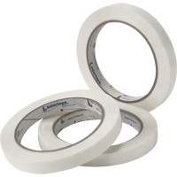 White General Purpose Strapping Tape, 2.7 mils Thick, 9.144 mm (0.36") x 54.864 m (180')  Cantin et fils