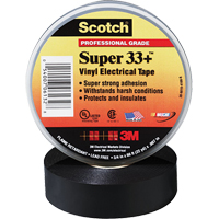 Scotch&reg; Super 33 Tape, 19 mm (3/4") x 20.1 m (66'), Black, 7 mils Cantin et fils