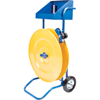Strapping Dispenser, Polyester/Steel/Polypropylene Straps, 16"/8" Core Dia., 3"/8"/6" Roll Width Cantin et fils