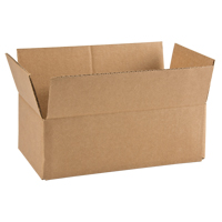 Boîte en carton ondul&eacute;, 18" lo x 6" la x 4" h, ondulations C Cantin et fils