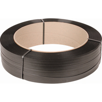 Strapping, Polypropylene, 1/2" W x 7200' L, Black, Machine Grade Cantin et fils