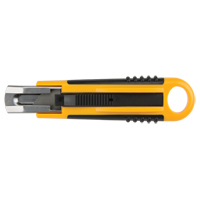 Couteau autor&eacute;tractable ATK1000, 18 mm, Acier au carbone, Prise en Plastique Cantin et fils