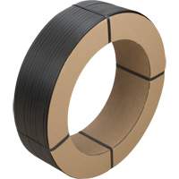 Strapping, Polypropylene, 1/2" W x 7200' L, Black, Manual Grade Cantin et fils