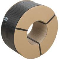 Strapping, Polypropylene, 1/2" W x 7200' L, Black, Manual Grade Cantin et fils