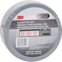 Ruban pour conduit &eacute;conomique 1900, 5,8 mils, Argent, 48 mm (2") x 5,7 m (18,7') Cantin et fils