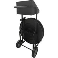 Strapping Dispenser, Polyester/Steel/Polypropylene Straps, 16"/8" Core Dia., 3"/8"/6" Roll Width Cantin et fils