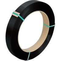 Strapping, Polyester, 5/8" W x 1800' L, Black, Manual Grade Cantin et fils