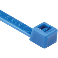 T Series Cable Ties, 8" Long, 50 lbs. Tensile Strength, Blue Cantin et fils