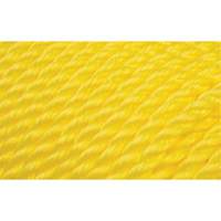 3/8" Braided Yellow Rope, Polypropylene, 630' Cantin et fils