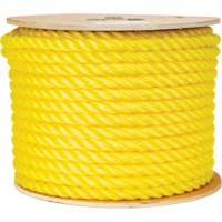 5/8" Braided Yellow Rope, Polypropylene, 200' Cantin et fils