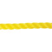 5/8" Braided Yellow Rope, Polypropylene, 200' Cantin et fils