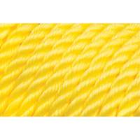 5/8" Braided Yellow Rope, Polypropylene, 200' Cantin et fils
