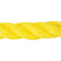Braided Yellow Rope, Polypropylene, 300' Cantin et fils