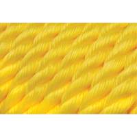 Braided Yellow Rope, Polypropylene, 300' Cantin et fils