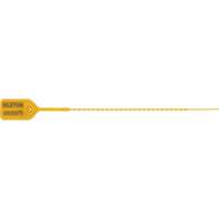 Standard-Duty Security Seal, 9", Plastic, Pull-Through Cantin et fils