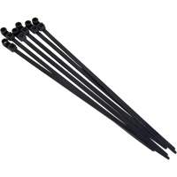 Attache-c&acirc;ble &agrave; visser, Longueur 8", R&eacute;sistance &agrave; la traction 50 lb, Noir Cantin et fils