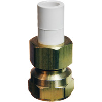 Adaptateur de transition, 1/2" dia., Laiton/PVC-C Cantin et fils