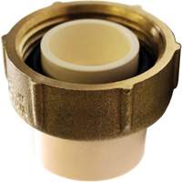 Adaptateur pour boîtier de compteur d'eau, 3/4" x 1" dia., PVC-C Cantin et fils