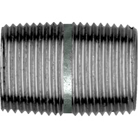 Close Pipe Nipple, Galvanized, 1", NPT x NPT Cantin et fils