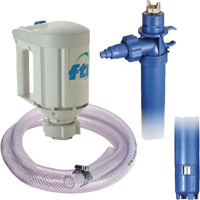 Trousse de pompe pour baril PFM-40 avec moteur M3V, Polypropyl&egrave;ne/PVDF/Acier inoxydable Cantin et fils