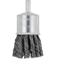 Shaft Mounted Knot Twisted End Brush, 1-1/8" Dia. x 1/4" Arbor Cantin et fils