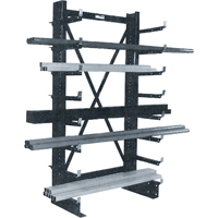 Single-sided Minitree&reg; Cantilever Rack, 36" W x 76-3/16" H Cantin et fils