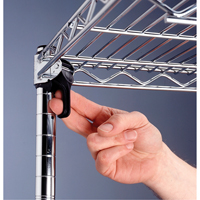 &eacute;tag&egrave;res super ajustables Super Erecta, Ensemble de Ajout, 4 Tablettes, 36" la x 62-9/16" h x 18" p Cantin et fils