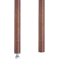 MONTANT ETAGERE STYLISEE34 1/2"H,CUIVRE MARTELE Cantin et fils