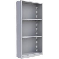 Interlok Shelving Unit, Steel, Boltless, 800 lbs. Capacity, 36" W x 76" H x 24" D Cantin et fils