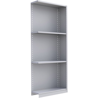 Interlok Shelving Unit, Steel, Boltless, 800 lbs. Capacity, 36" W x 88" H x 24" D Cantin et fils