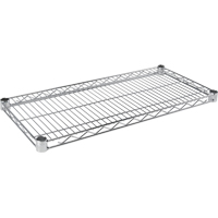 Tablette en treillis pour &eacute;tag&egrave;re robuste en treillis chromat&eacute;, 30" la x 14" p, Capacit&eacute; de 800 lb Cantin et fils