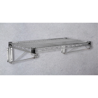Tablette en treillis pour &eacute;tag&egrave;re robuste en treillis chromat&eacute;, 30" la x 14" p, Capacit&eacute; de 800 lb Cantin et fils