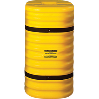 Protecteur de colonne, Ouverture int&eacute;rieure 10" x 10"/10" x 10", 24" lo x 24" la x 42" h, Jaune Cantin et fils