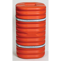 Protecteur de colonne, Ouverture int&eacute;rieure 6", 24" lo x 24" la x 42" h, Orange Cantin et fils